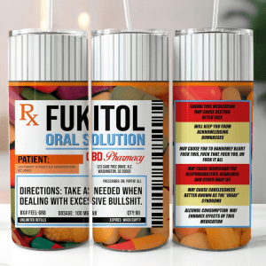 Fukitol Tumbler-Now Available in Adult Dosage