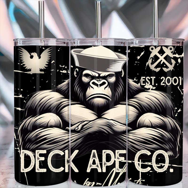 Deck Ape Tumbler-Built for Heat, Ice, and Hellraising